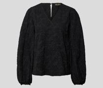Bluse mit Strukturmuster