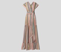 Maxikleid mit Streifenmuster