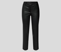 Stretchhose aus echtem Leder