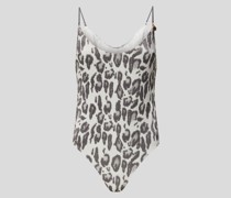 Badeanzug mit Animal-Print
