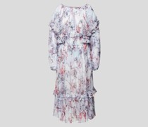 Maxikleid mit Allover-Muster