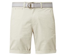 Chino-Shorts mit Gürtel Modell 'Lance'