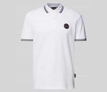 Regular Fit Poloshirt mit Label-Badge Modell 'MACAS'