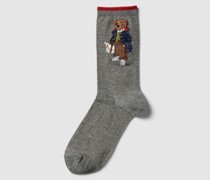 Socken mit Label-Stitching