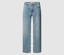Wide Fit Jeans mit Allover-Ziersteinbesatz Modell 'COBAIN'