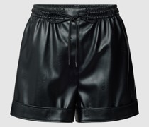 Bermudas in Leder-Optik Modell 'Hesus'