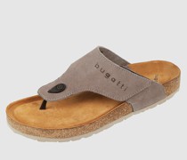Zehentrenner aus Veloursleder