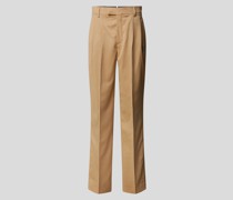 Bundfaltenhose mit Paspelnaht