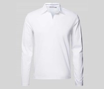 Regular Fit Poloshirt im langärmeligen Design Modell 'TRUANE'