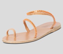 Sandalen mit Zierbesatz