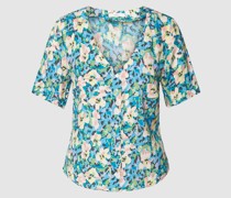 Bluse mit floralem Muster