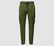 Cargohose mit Cargotaschen Modell 'Twill'