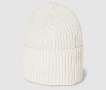 Beanie mit Label-Patch Modell 'Kara'