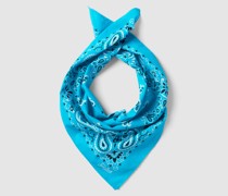Schal mit Label-Print Modell 'FOULARD'