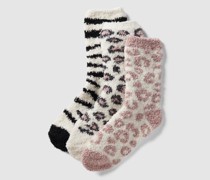 Socken mit Allover-Muster im 3er-Pack
