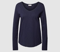 Longsleeve mit V-Ausschnitt