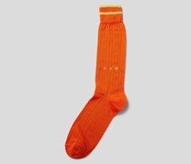 Socken mit Label-Stitching