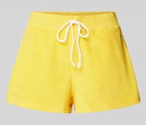 Regular Fit Shorts mit Logo-Stitching Modell 'TERRY'