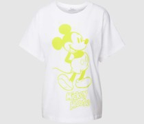 T-Shirt mit Motiv-Print Modell 'Mickey'