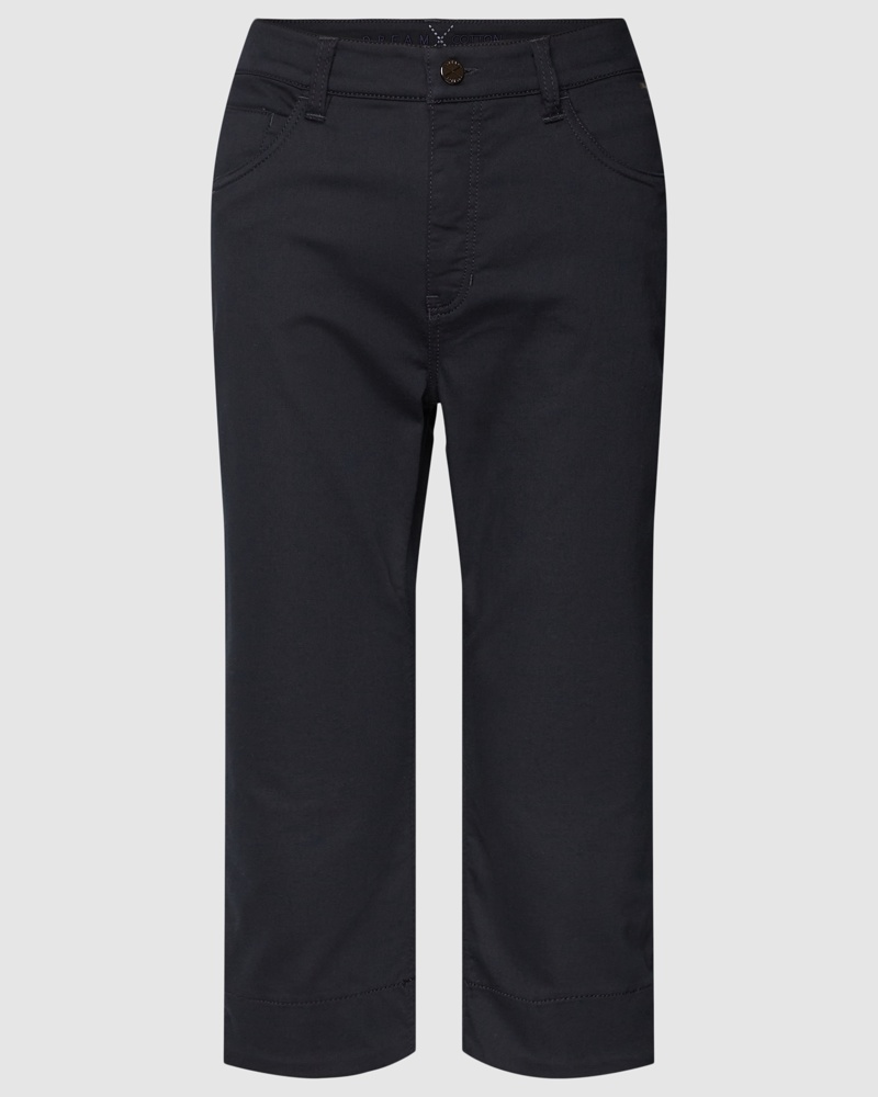 MAC Jeans Damen Caprihose mit Label-Details Modell 'DREAM'