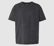 T-Shirt mit Rundhalsausschnitt Modell 'Heavy Oversized Acid Wash'