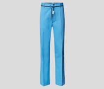 Bundfaltenhose mit Schnürung