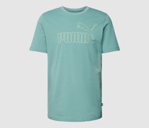 T-Shirt mit Label-Print Modell 'ELEVATED'