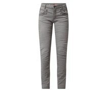 Jeans in schmaler Passform mit Stretch-Anteil Modell 'Florida'