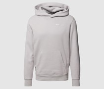 Hoodie mit Logo-Stitchings Modell 'Rochester'