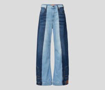 Loose Fit Jeans in Two-Tone-Machart