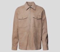 Jacke aus reinem Ziegenleder