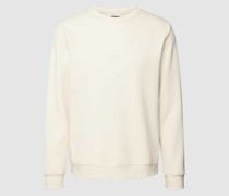 Regular Fit Sweatshirt mit Label-Detail
