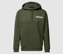 Hoodie mit Label-Print