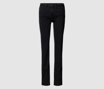 Straight Fit Jeans mit 5-Pocket-Design Modell 'CELIA'