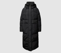 Steppjacke mit verdecktem Reißverschluss