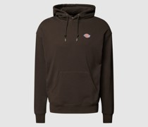 Hoodie mit Label-Patch Modell 'MILLERSBURG'