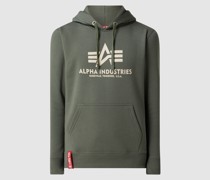 Hoodie mit Label-Print