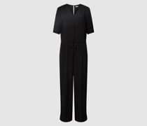 Jumpsuit aus Viskose mit Tunnelzug