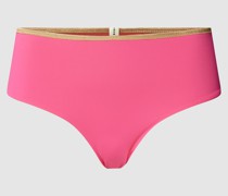 Bikini-Hose mit Label-Detail Modell 'SHINE'