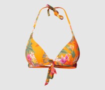 Bikini-Oberteil mit floralem Muster Modell 'MISKO FAGAPEA'