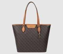 Shopper mit Logo-Muster
