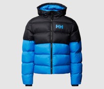 Steppjacke mit Label-Detail