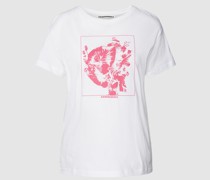 T-Shirt mit Motiv-Print Modell 'BLOOM'