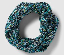 Loop-Schal aus Viskose mit Allover-Muster