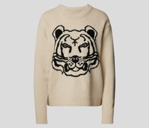Pullover mit Logo-Print