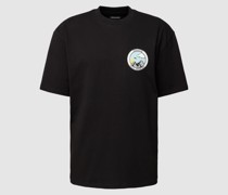 Oversized T-Shirt mit Label-Detail Modell 'Aylmer'