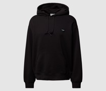 Hoodie mit Patch Modell 'HEART PATCH'