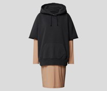 Sweatkleid im Lagen-Look