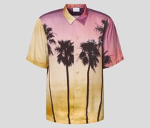 Freizeithemd mit Label-Stitching