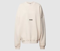 Oversized Sweatshirt mit Label-Stitching Modell 'Sold Out'